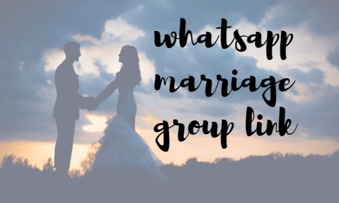 WhatsApp Marriage Group Link