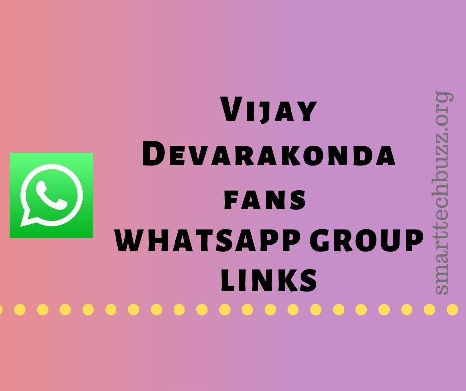 Vijay Devarakonda Fans Whatsapp Group Links