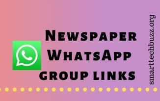 Newspaper WhatsApp group link