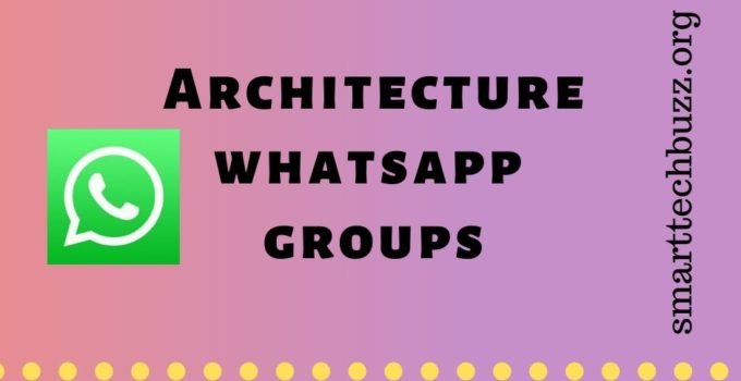 Architecture whatsapp group link