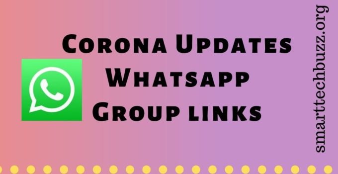 corona updates whatsapp group link